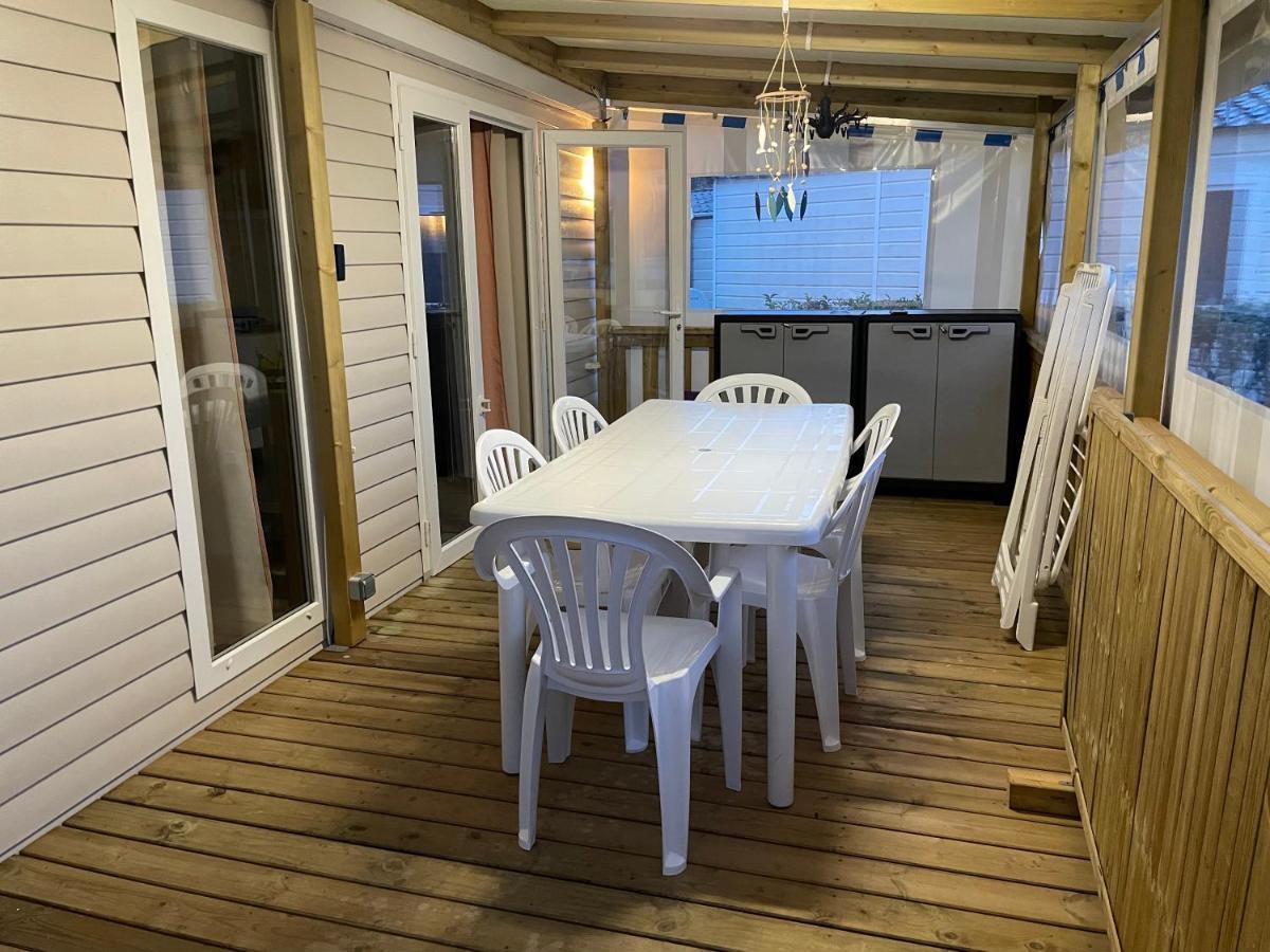 Mobil Home Domaine De Kerlann بونت-آفين المظهر الخارجي الصورة
